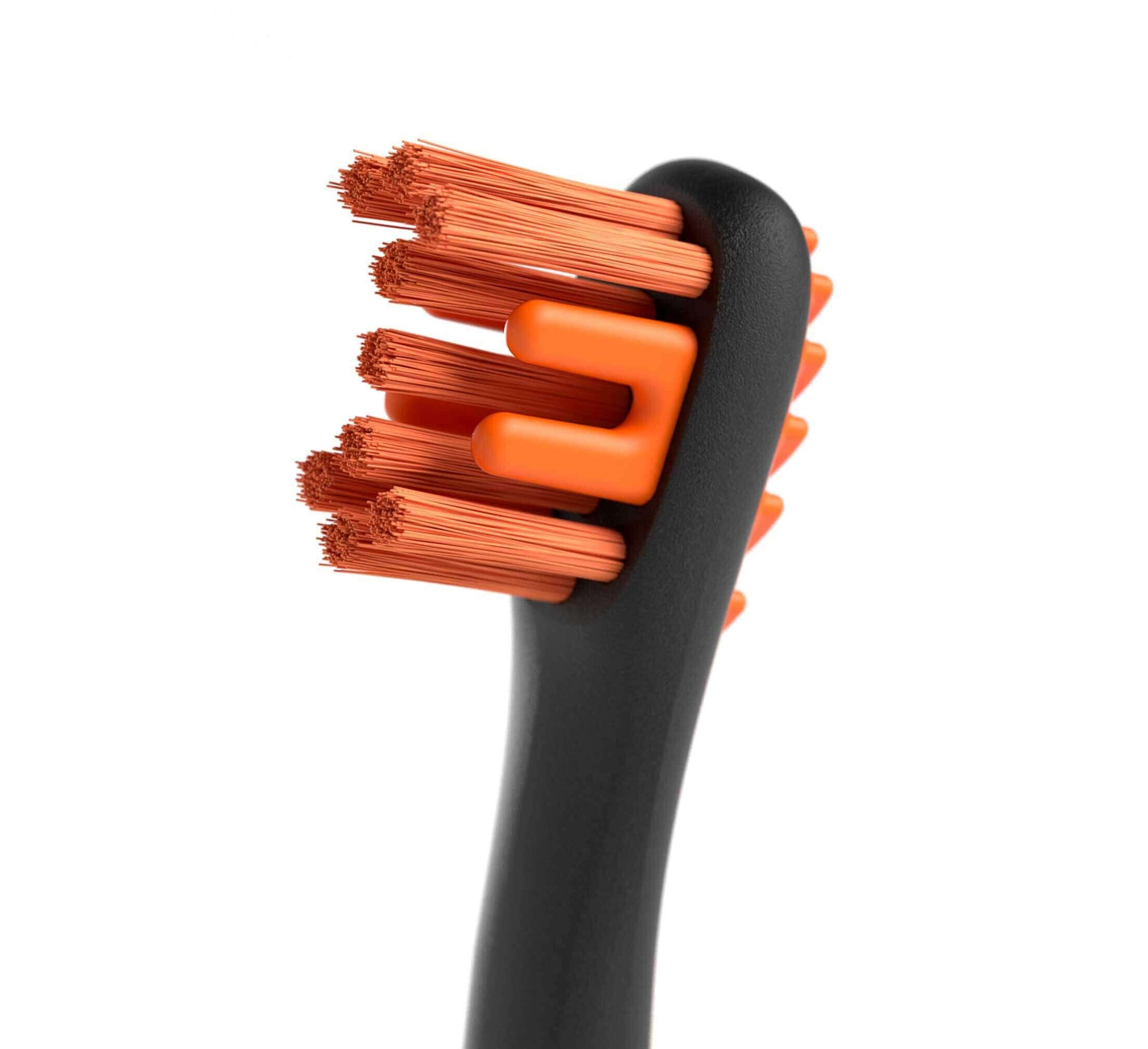 Orange Paw Ready's BrushMate dog toothbrush small brush detail