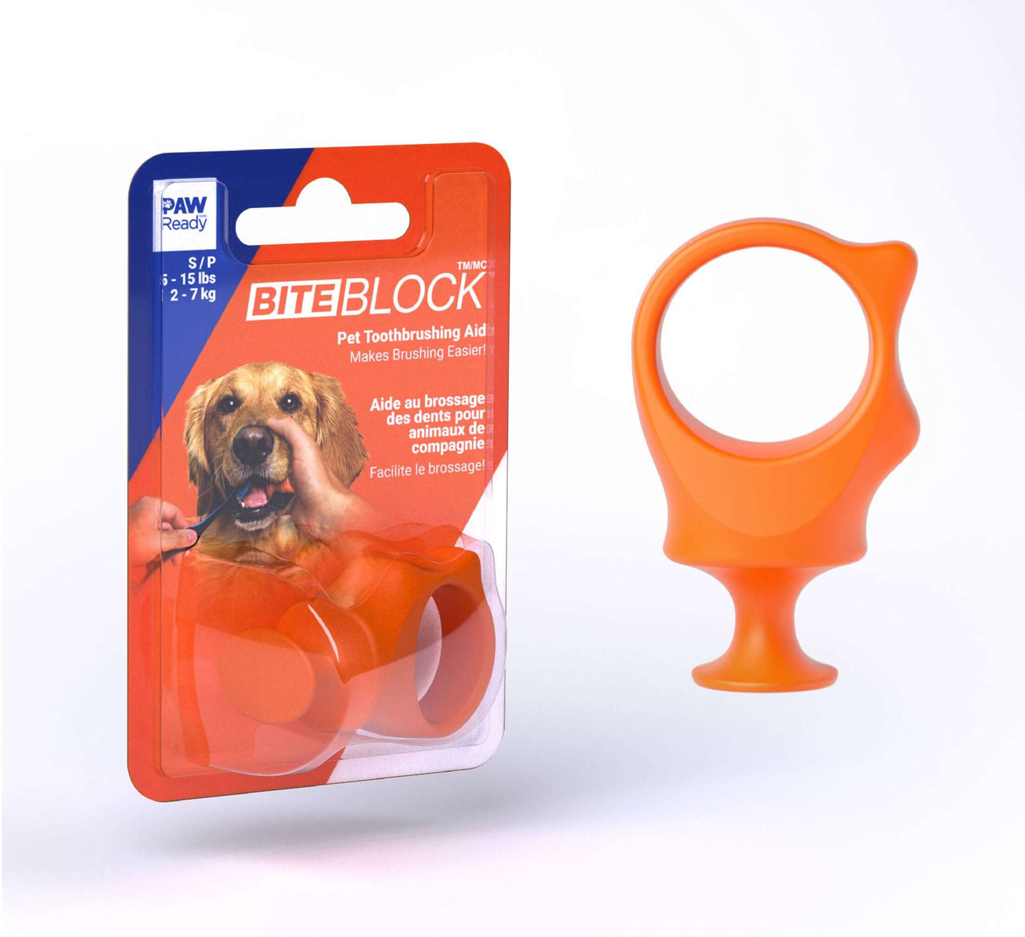 BiteBlock Small Orange in Packaging