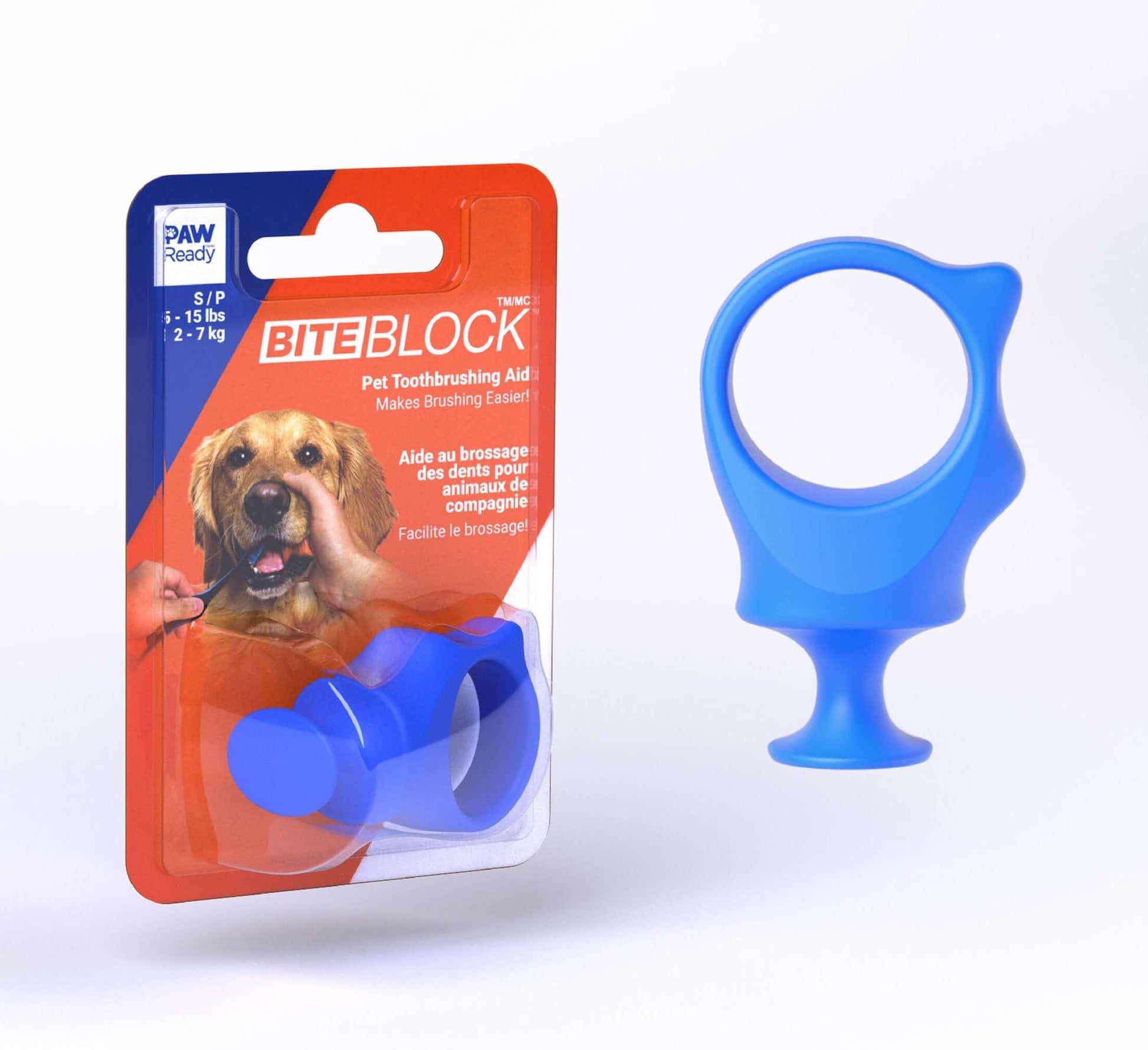 BiteBlock Small Blue in Packaging