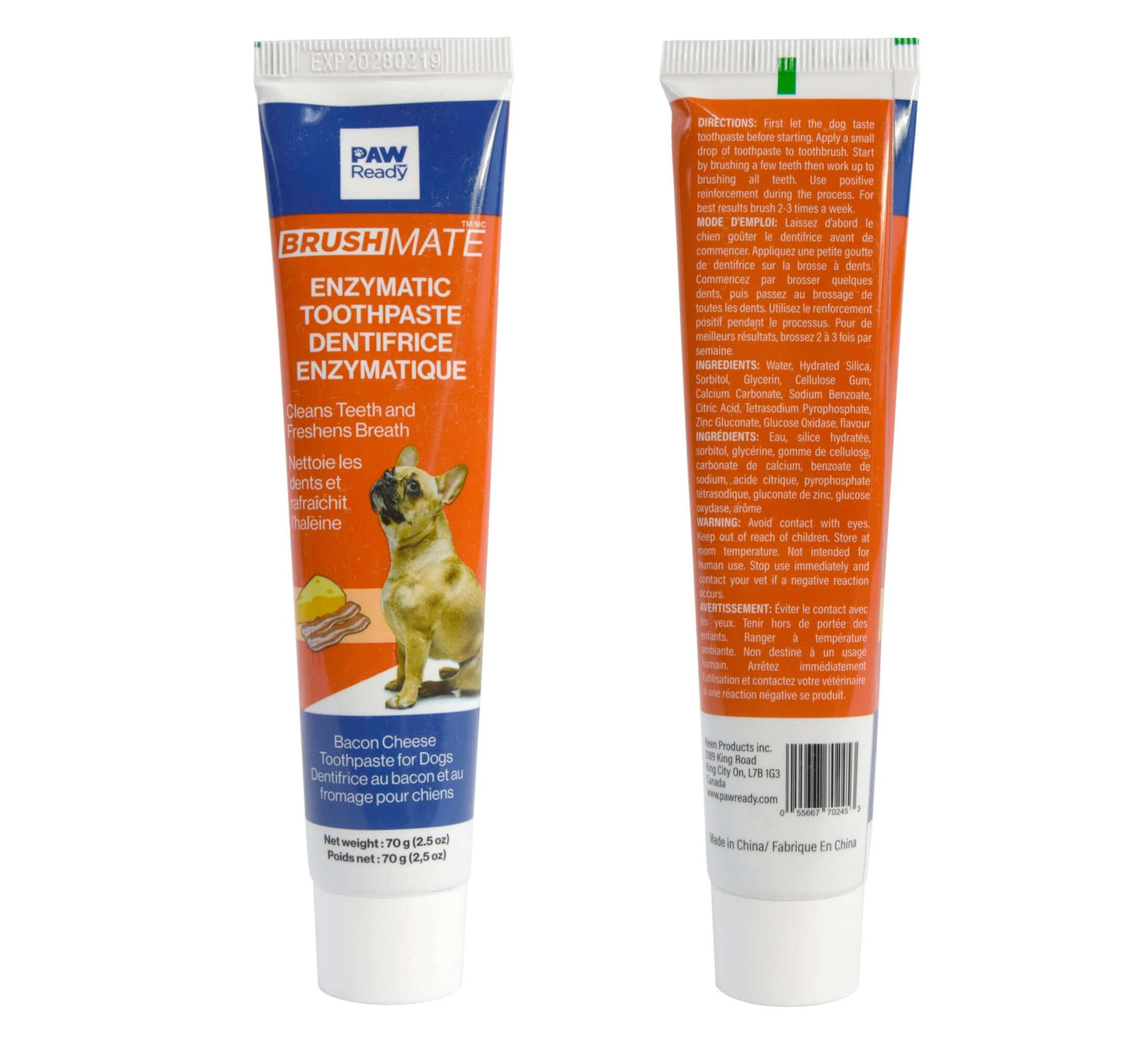 Paw Ready's enzymatic toothpaste Bacon Cheese flavor